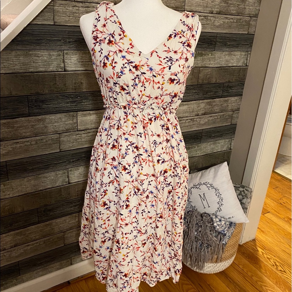 Cynthia Rowley- Floral Sleeveless Midi Dress